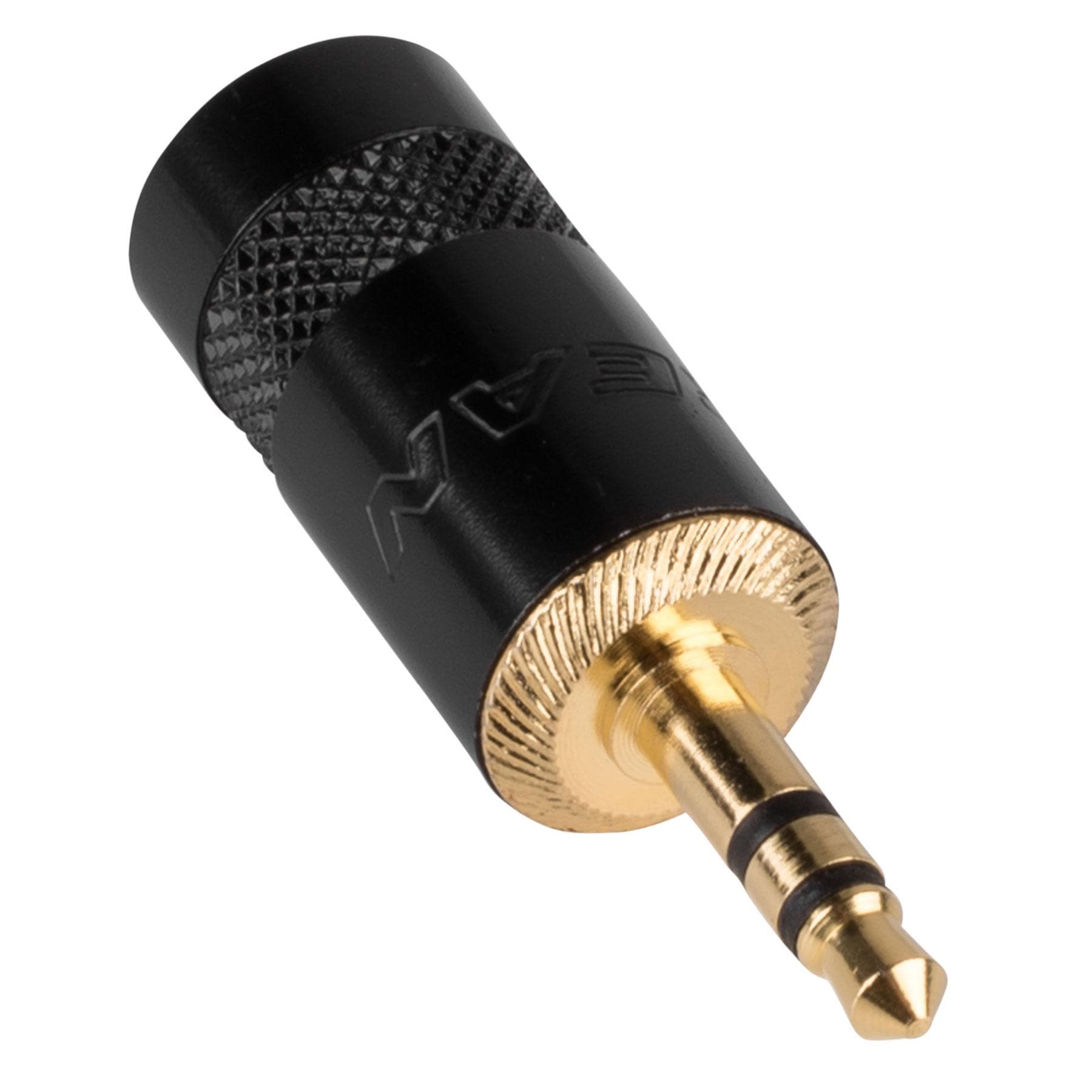 Rean NYS231BG-LL 3.5mm Stereo Plug Connector Black with Gold Rean NYS231BG-LL 3.5mm Stereo Plug Connector Black with Gold
